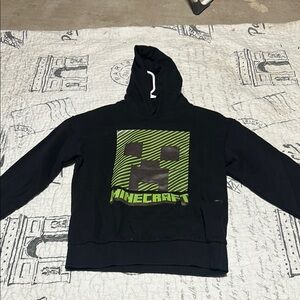 Black and Green Kids Hoodie